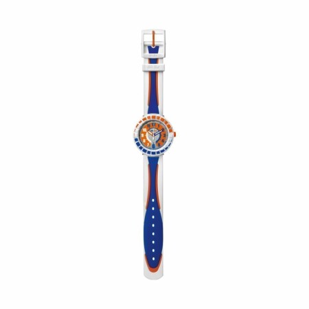 Montre Flik Flak Power Time bleu-orange