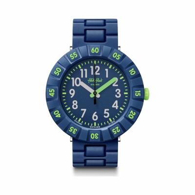 Montre Flik Flak Power Time Solo Dark Blue