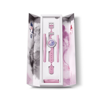 Coffret montre Flik Flak X Faber-Castell Sketch in Sparkle