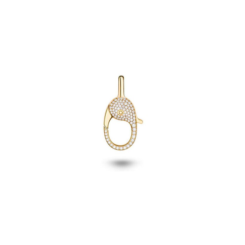 Fermoir MARCELINE Love Frequency en or jaune et diamants