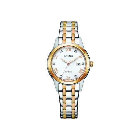 Montre Citizen Eco-Drive Elegant Crystal Day and Date FE1246-85A