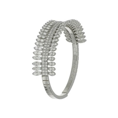 Ferri Firenze Spettinato bracelet, white gold and diamonds