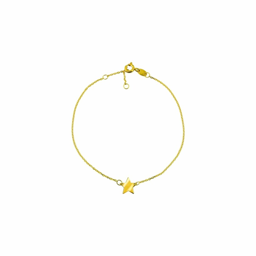 Bracelet Anami étoile en or jaune