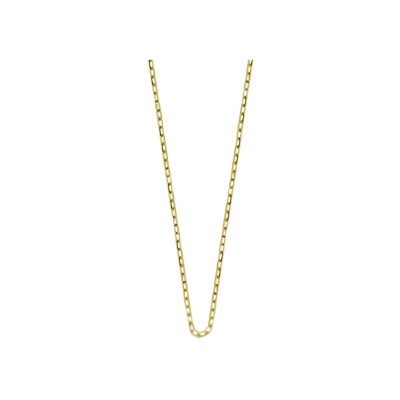 Collier maille forçat en or jaune