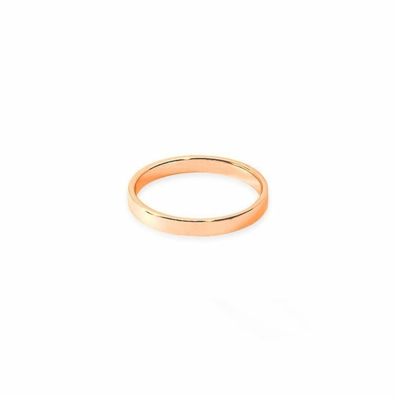 FidÃ©lis wedding ring, rose gold, 2mm
