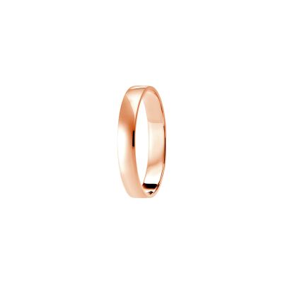 Alliance Classique Fidélis en or rose, largeur 4mm