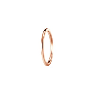 Alliance Fil rond bonheur en or rose, 1.5mm