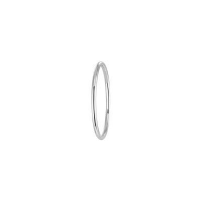 Alliance Fil rond en or blanc palladié, 1mm