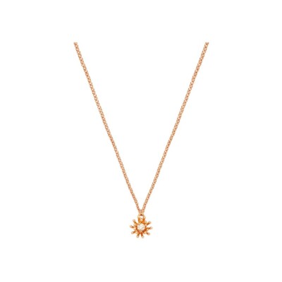 Mellerio Le Petit Cactus Vanille necklace, rose gold and diamond