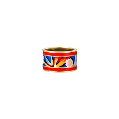 Bague Diva FREYWILLE Hommage à Frida Kahlo en email et plaqué or