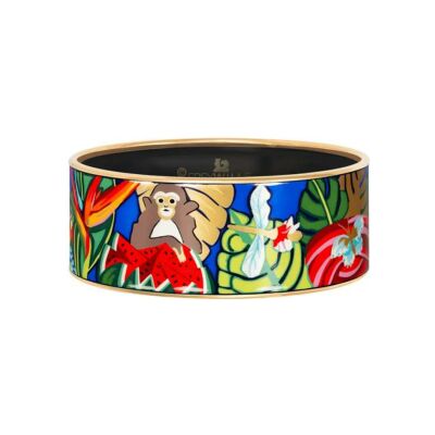 Bracelet Cerclé Donna FREYWILLE Hommage à Frida Kahlo en email et plaqué or