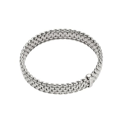 Bracelet FOPE PANORAMA Flex'it en or blanc et diamants, taille M