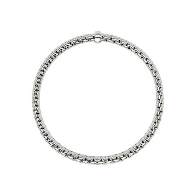 Bracelet FOPE PANORAMA Flex'it en or blanc et diamants, taille M