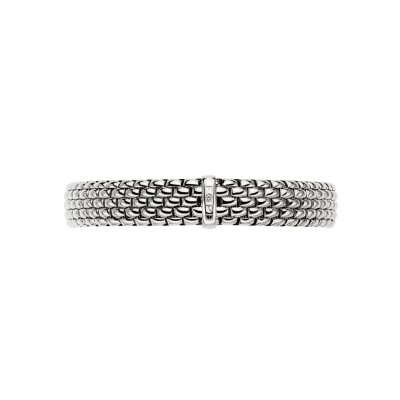 Bracelet FOPE PANORAMA Flex'it en or blanc et diamants, taille M