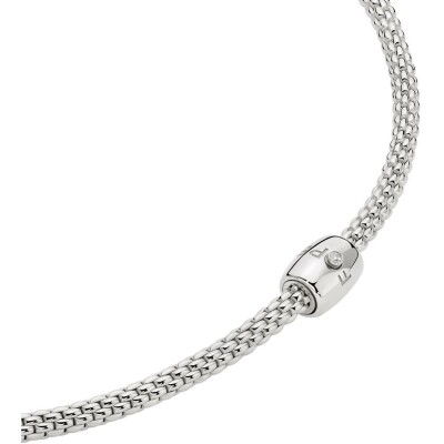 Collier FOPE PRIMA Flex'it en or blanc et diamants