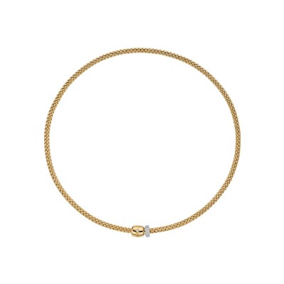 Collier FOPE PRIMA Flex'it en or jaune et diamants