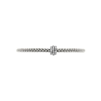Bracelet FOPE PRIMA Flex'it en or blanc et diamants, taille XS