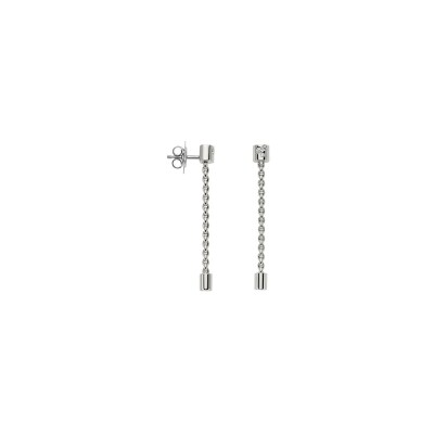 Boucles d'oreilles FOPE ARIA en or blanc et diamants