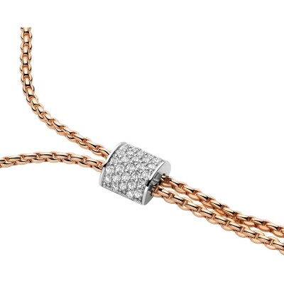 Collier FOPE ARIA en or rose et diamants