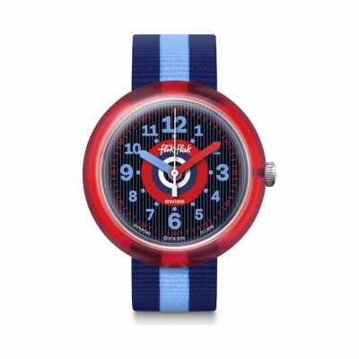 Montre Flik Flak Power Time Twoblue