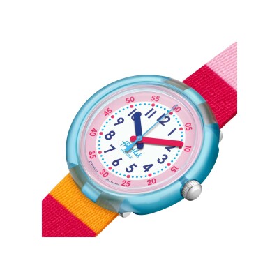 Montre Flik Flak Color My Life Stripy Pink