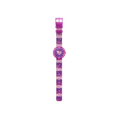 Montre Flik Flak Color My Life Stripy Glitter