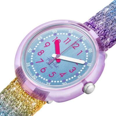 Montre Flik Flak Shine Bright Shine in Rainbow