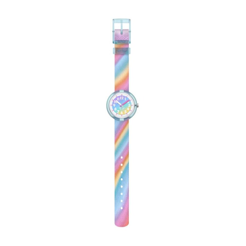 Montre Flik Flak Organized Chaos Liquid Rainbow