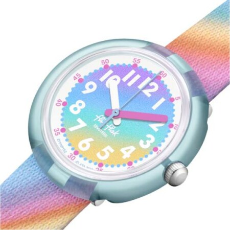 Montre Flik Flak Organized Chaos Liquid Rainbow