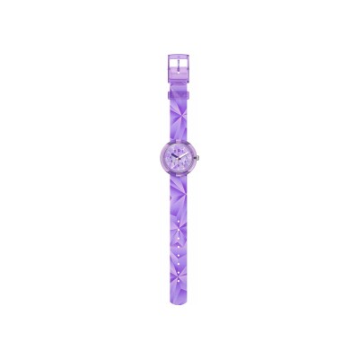 Montre Flik Flak Let's Get Artsy Purple Prism