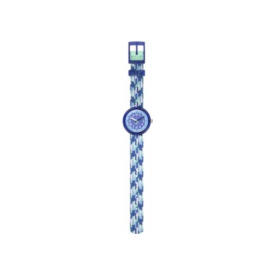 Montre Flik Flak Let's Get Artsy Braid In Blue