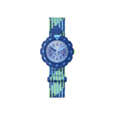 Montre Flik Flak Power Time Loop in Blue