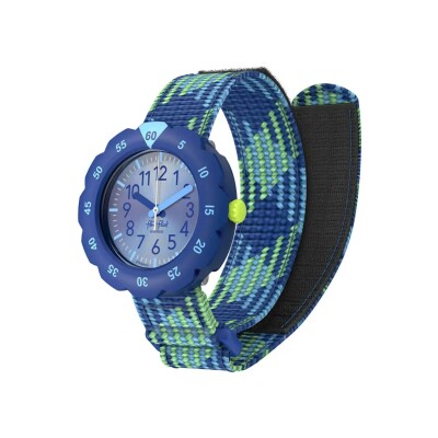 Montre Flik Flak Power Time Loop in Blue