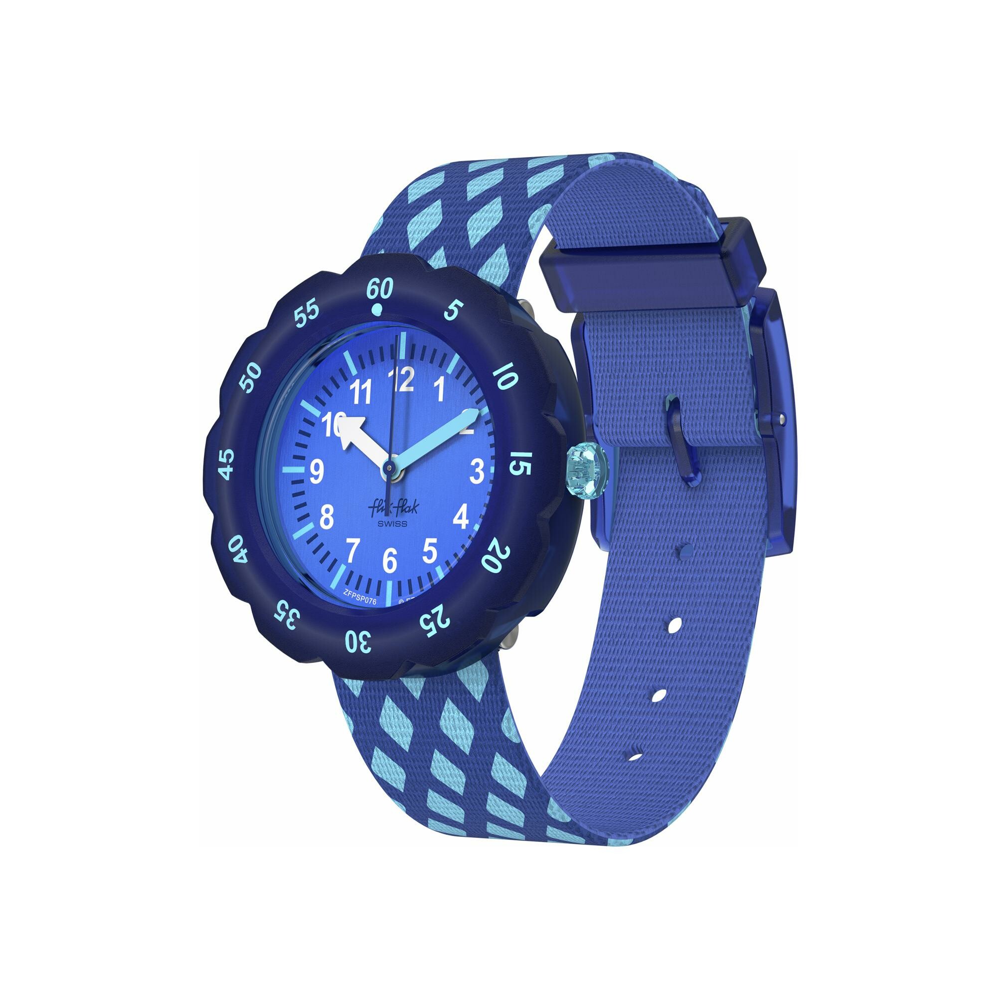 Orologio Flik Flak Blue Ab34 Montres Flik Flak