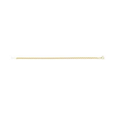Chaîne forçat ronde en or jaune, 55cm