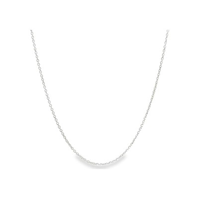 Collier en or blanc