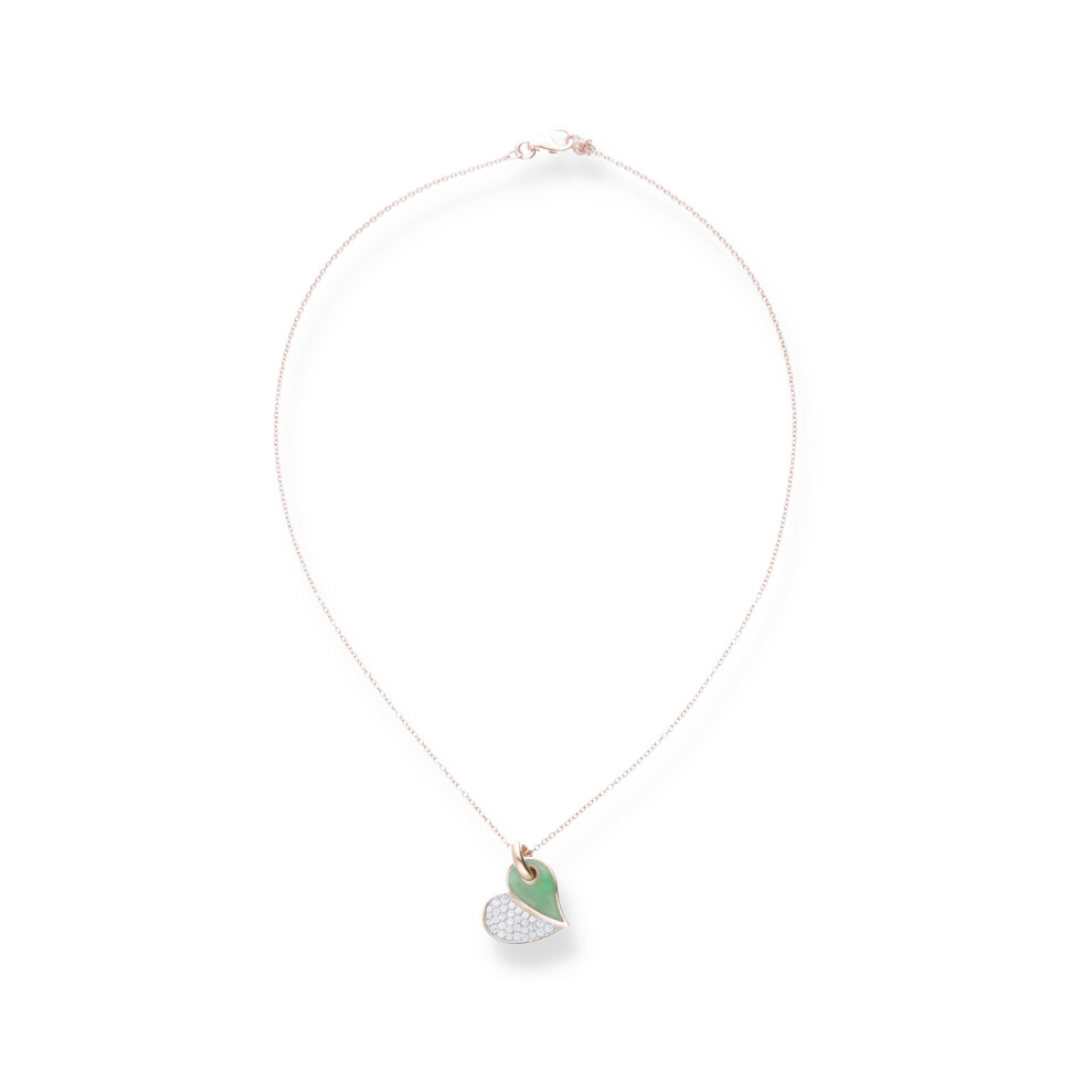 Ferret Coeur Jacking Jade necklace