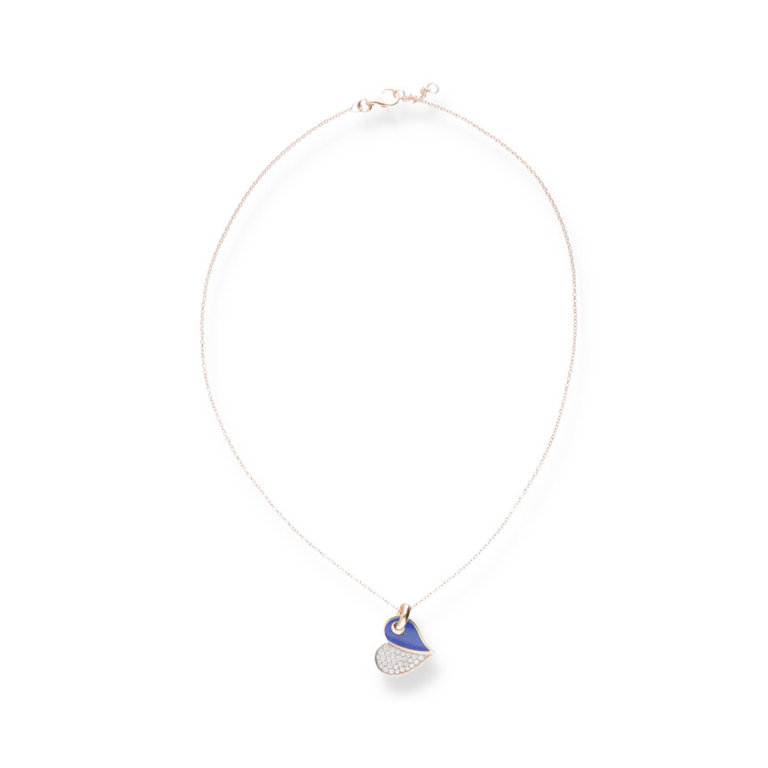 Ferret Coeur Jacking Lapis necklace