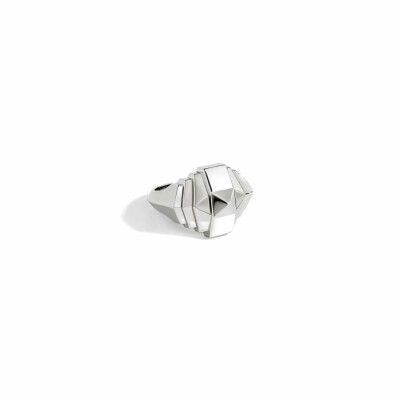 Bague Statement Rockaway mini pyramide en argent