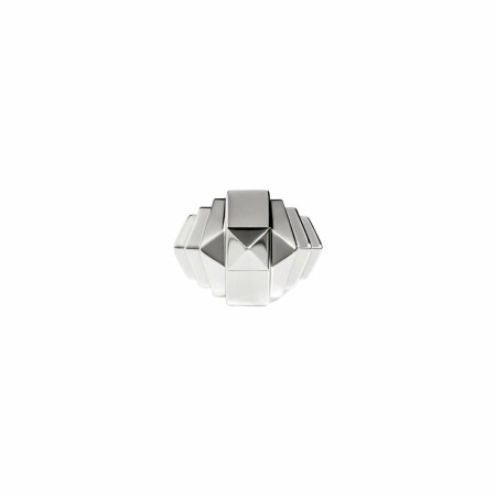 Bague Statement Rockaway mini pyramide en argent