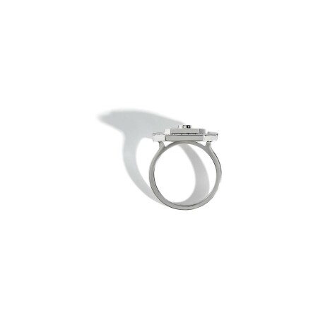 Bague Statement Skyway en argent et diamants