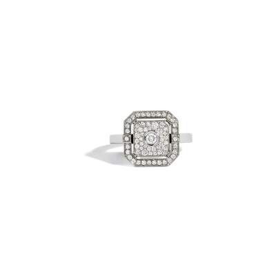 Bague Statement Mini Skyway en argent et diamants