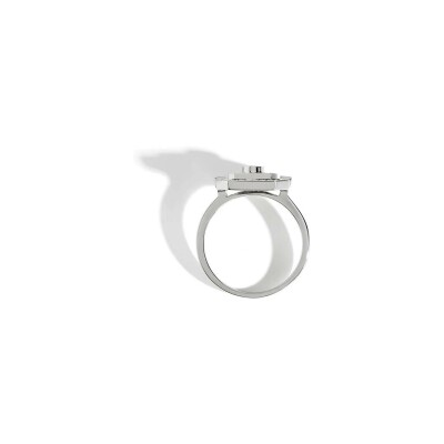 Bague Statement Mini Skyway en argent et diamants