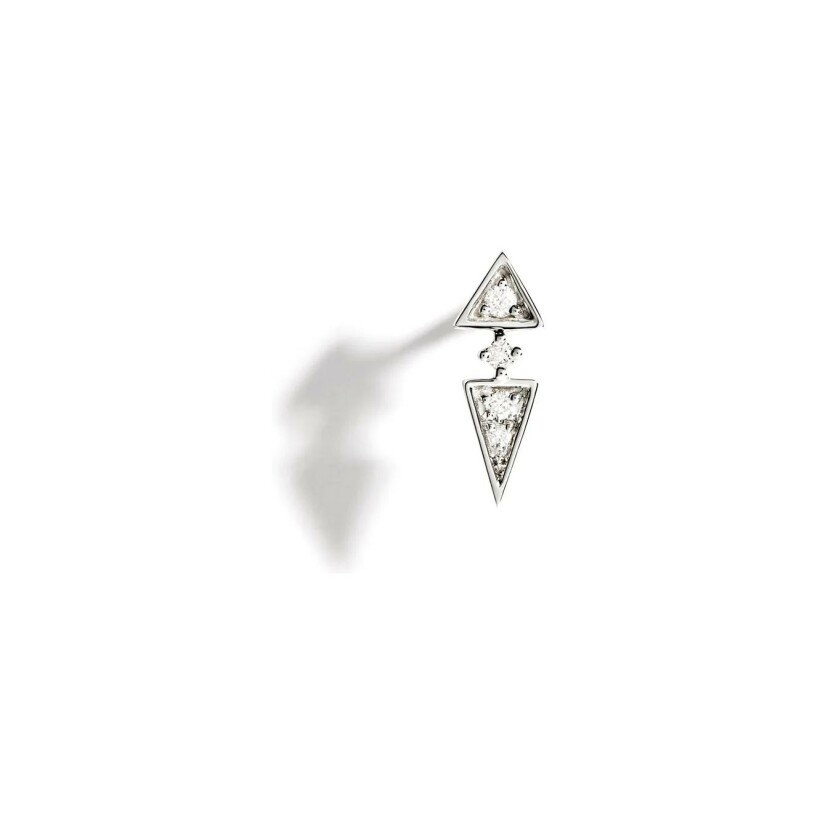 Piercing Statement en or blanc et diamants