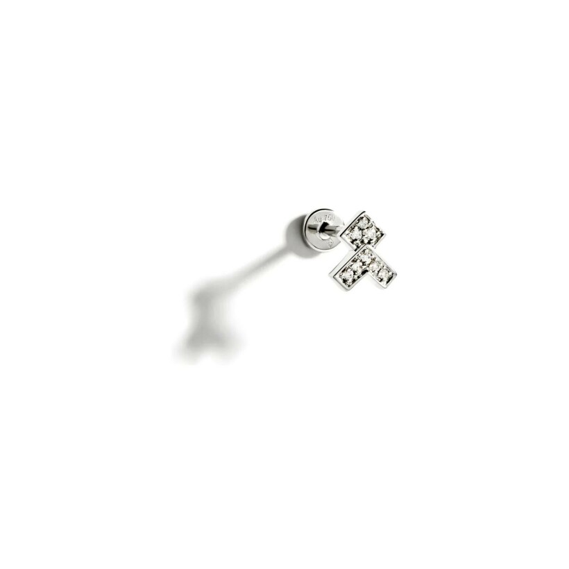 Piercing Statement en or blanc et diamants