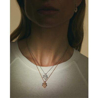 Collier STATEMENT Paris Spike en or rose et diamants