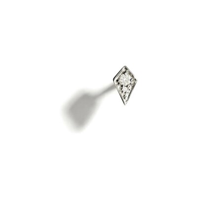 Piercing Statement en or blanc et diamants