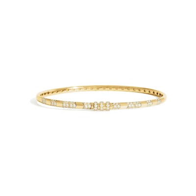 Bracelet STATEMENT Paris Reptile en or jaune et diamants
