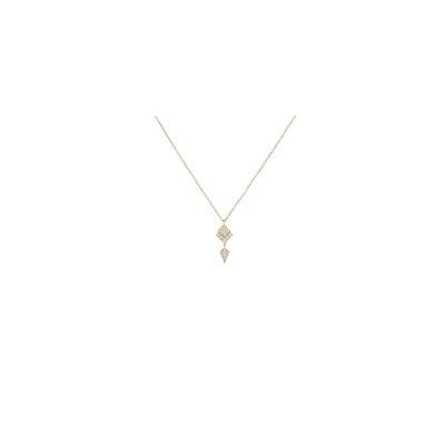 Collier STATEMENT Paris Stairway en or jaune et diamants