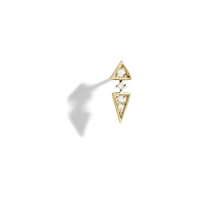 Piercing STATEMENT Paris Rockaway en or rose et diamants